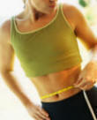 Measuring fat loss from waist.